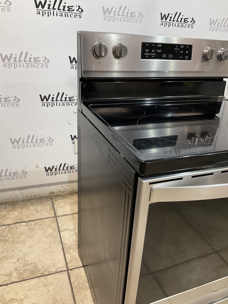Whirlpool Electric Stove 220volts (40/50 AMP) 30inches {4 prong} (Stainless steel) 