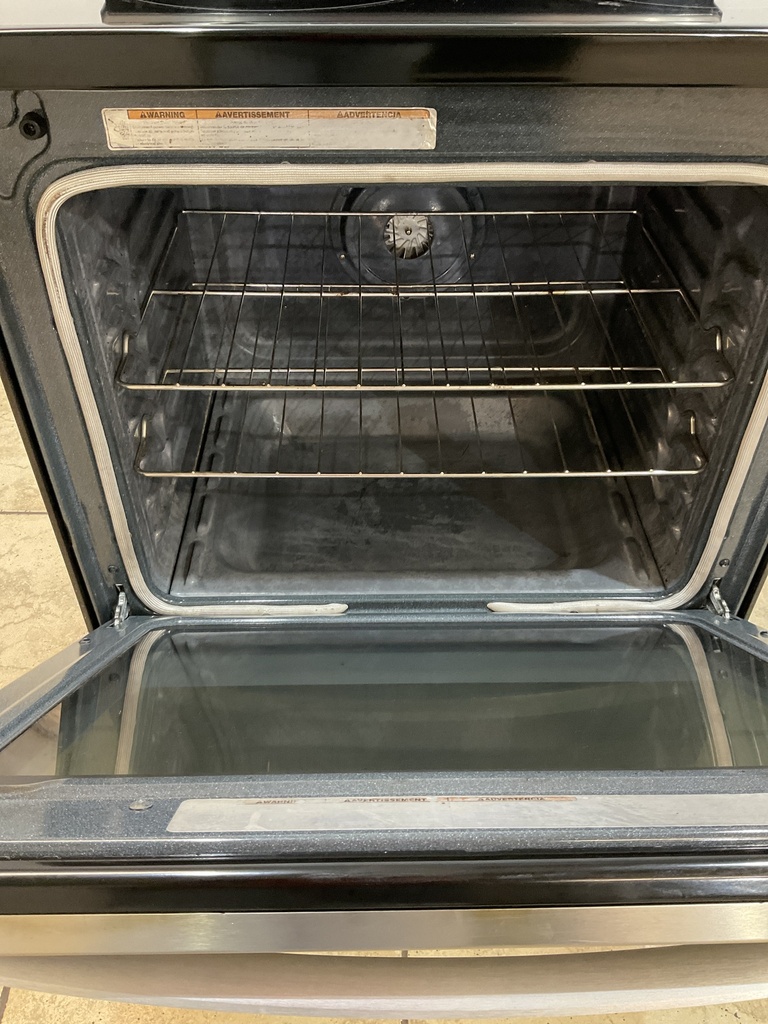 Whirlpool Electric Stove 220volts (40/50 AMP) 30inches {4 prong} (Stainless steel) 