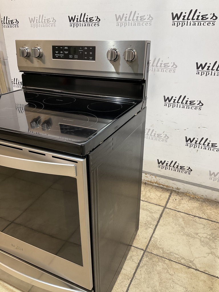 Whirlpool Electric Stove 220volts (40/50 AMP) 30inches {4 prong} (Stainless steel) 