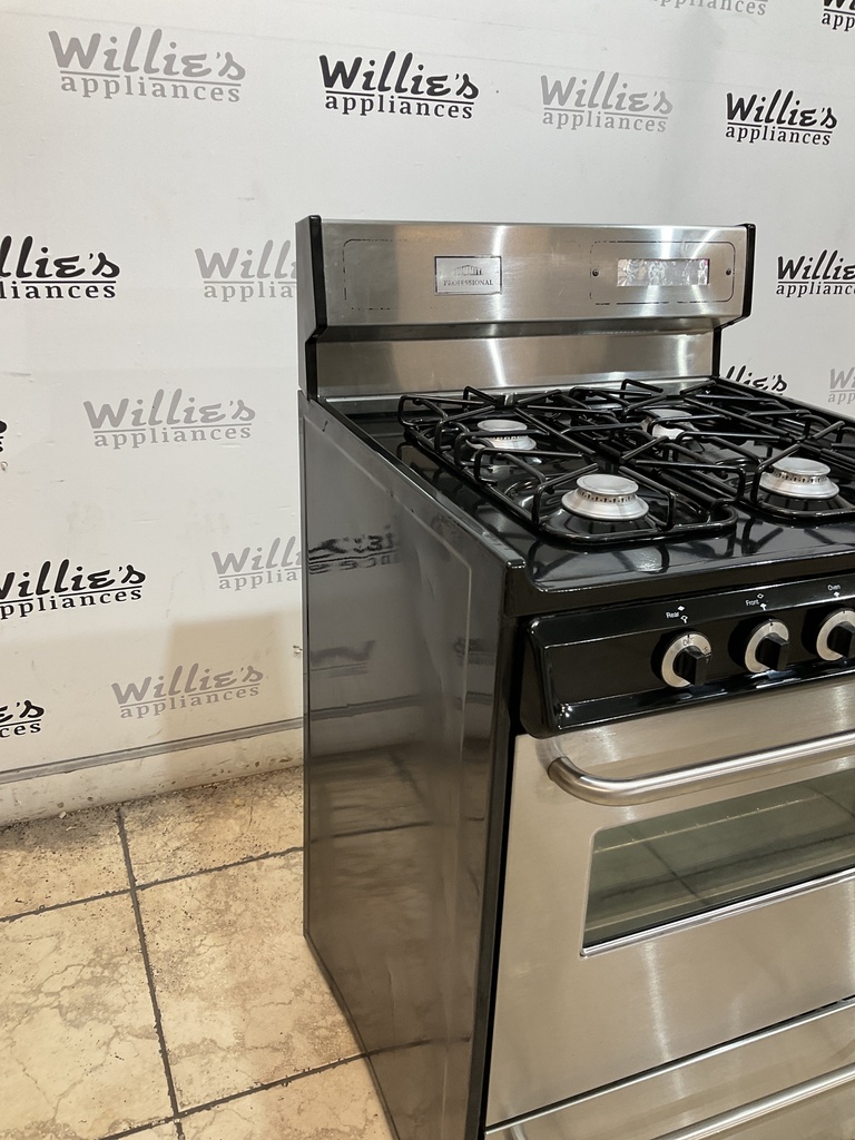 Summit Natural Gas Stove 24inches (Stainless Steel) 