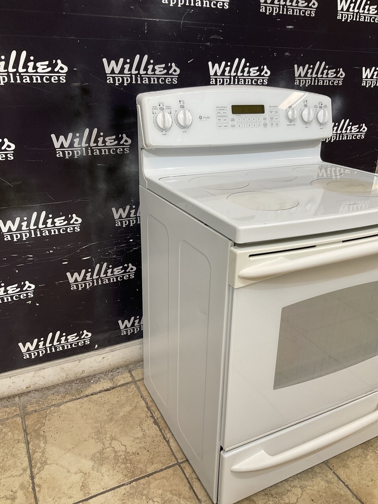 Ge Electric Stove Electric Stove 220volts (40/50 AMP) 30inches {no cord} (white) 