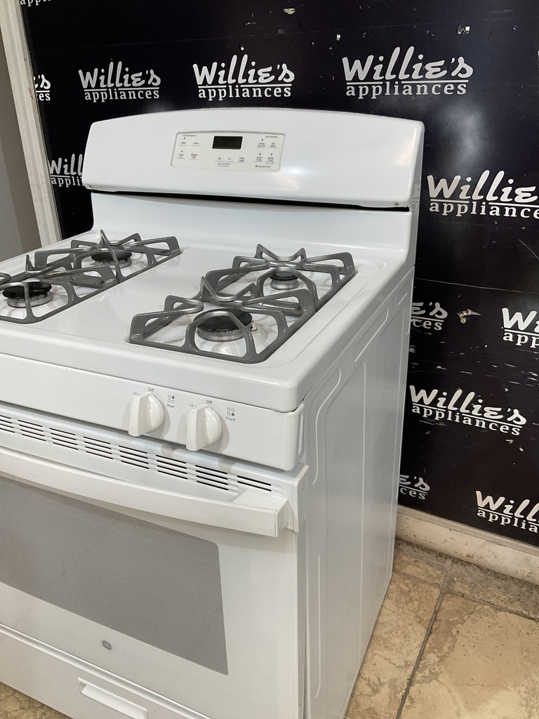 Ge Natural Gas Stove 30inches (white)