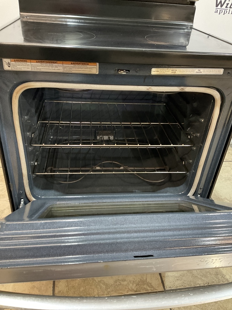 Whirlpool Electric Stove 220volts (40/50 AMP) 30inches {no cord } (stainless steel ) 