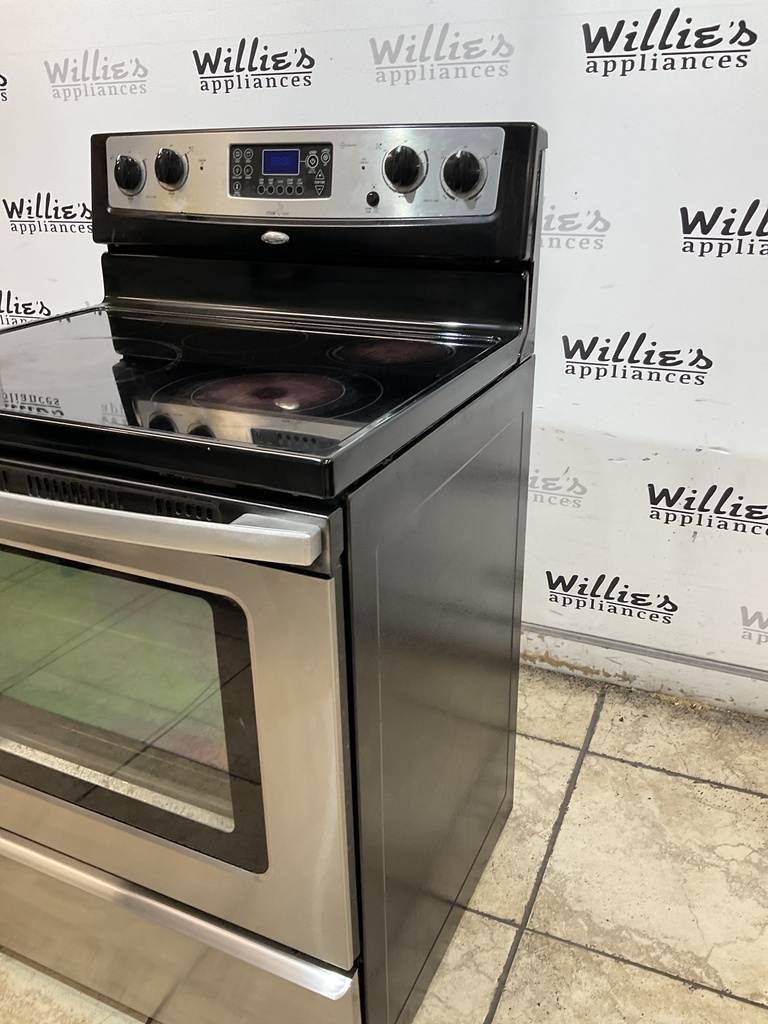 Whirlpool Electric Stove 220volts (40/50 AMP) 30inches {no cord} (stainless steel ) 