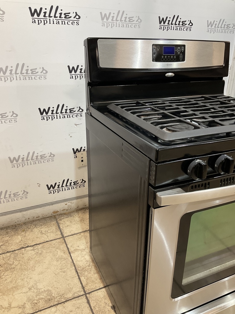 Whirlpool Natural Gas Stove 30inches (Stainless Steel) 