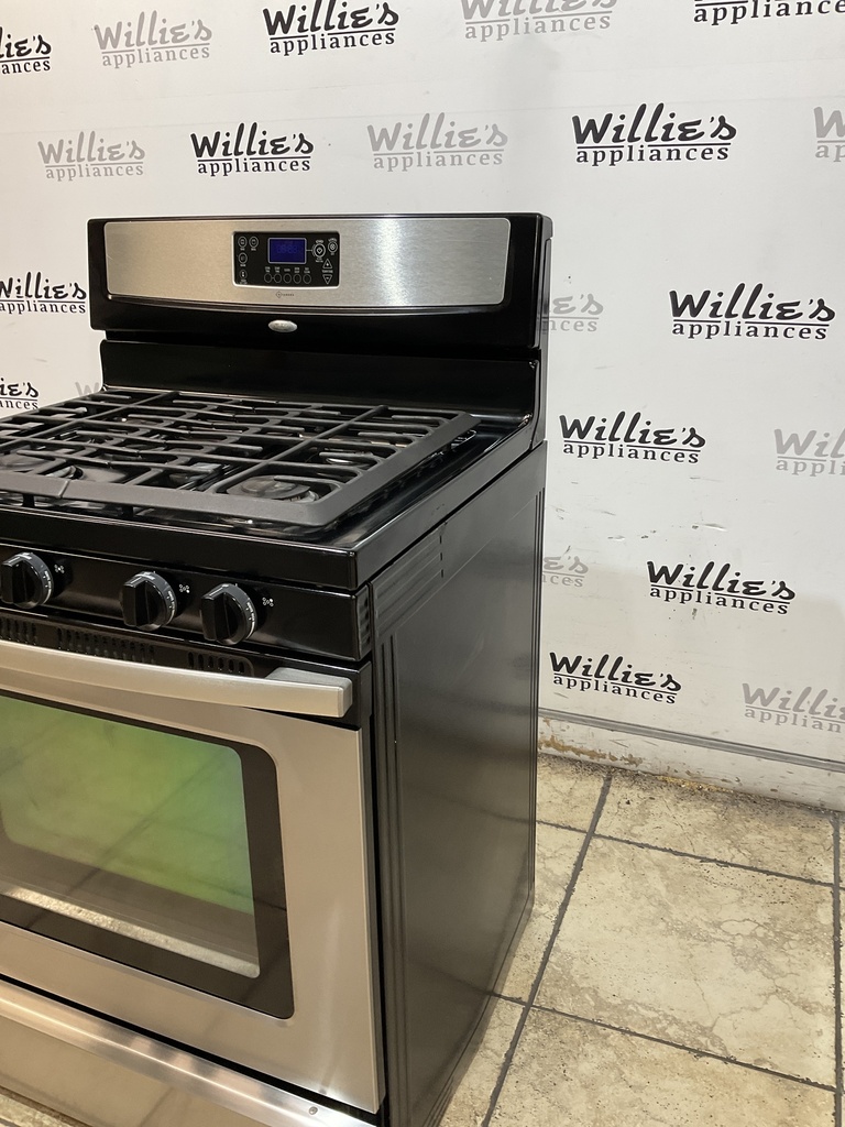 Whirlpool Natural Gas Stove 30inches (Stainless Steel) 