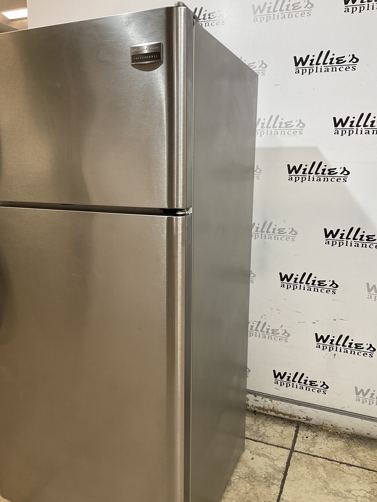 Frigidaire Refrigerator Top and Bottom 30x66 (Stainless Steel) 