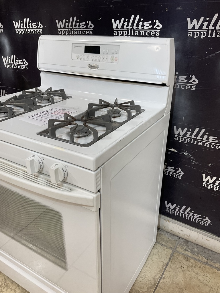 Whirlpool Natural Gas Stove 30inches (White) 