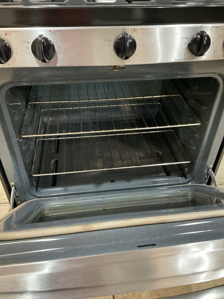 Ge Natural Gas Stove 30inches (Stainless Steel) 
