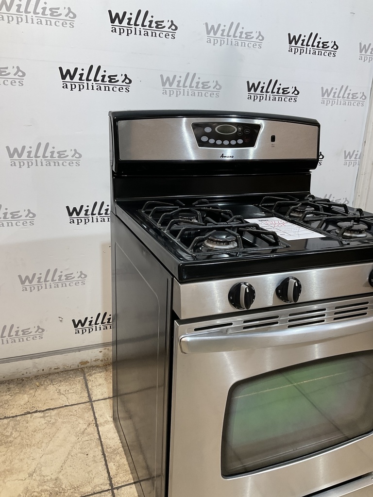 Amana Natural Gas Stove 30inches (Stainless Steel) 