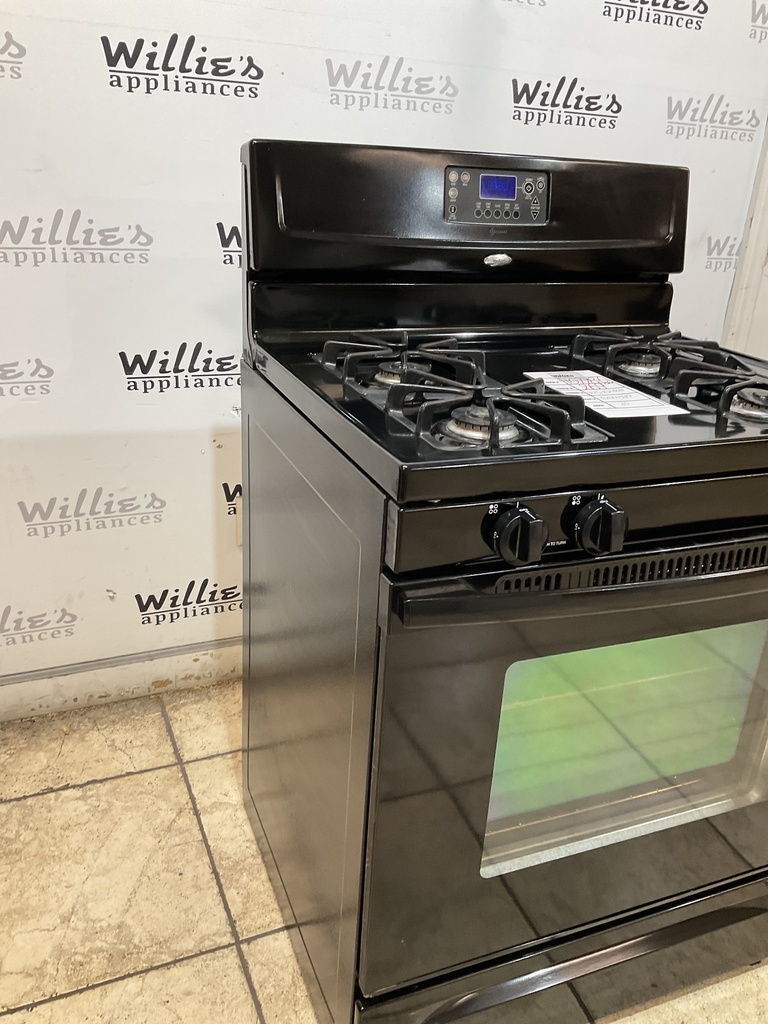 Whirlpool Natural Gas Stove 30inches (Black) 