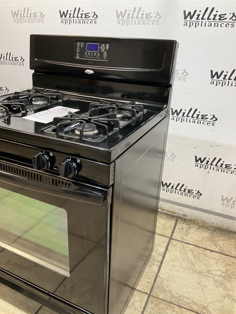 Whirlpool Natural Gas Stove 30inches (Black) 