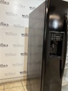 Ge Refrigerator Side by Side 33x69 1/2” (Black) 