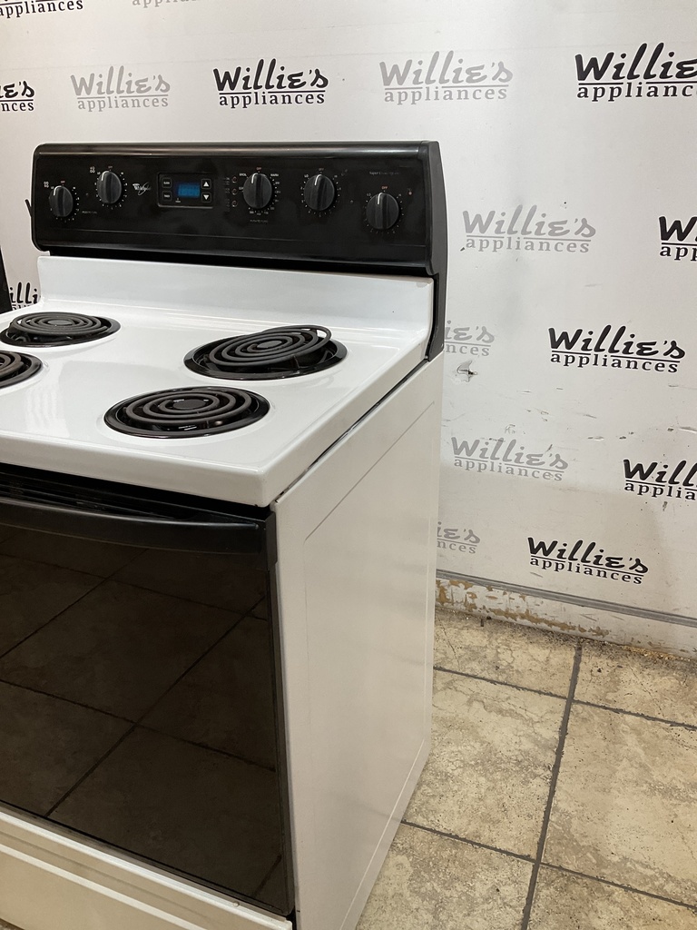 Whirlpool Electric Stove 220volts (40/50 AMP) 30inches {3 prong} (White/Black)