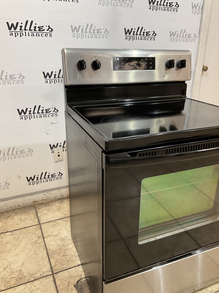 Whirlpool Electric Stove 220volts (49/50 AMP) 30inches {no cord} (Stainless steel) 
