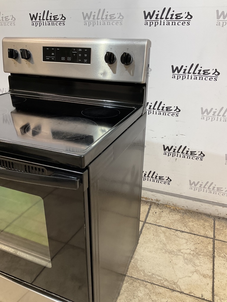 Whirlpool Electric Stove 220volts (49/50 AMP) 30inches {no cord} (Stainless steel) 