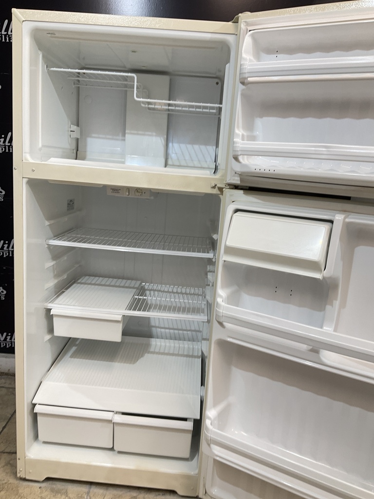 Hotpoint Refrigerator Top and Bottom 28x65 (Bisque)