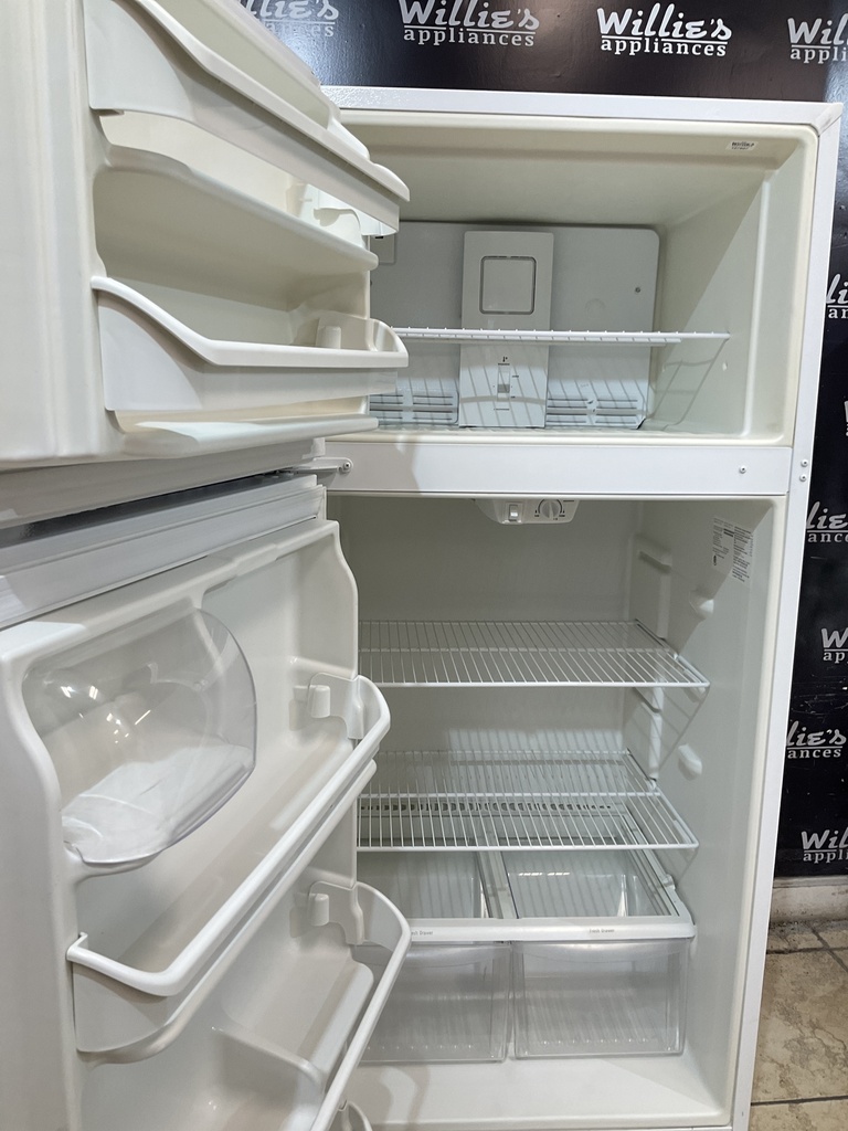 Ge Refrigerator Top and Bottom 30x66 (White) 