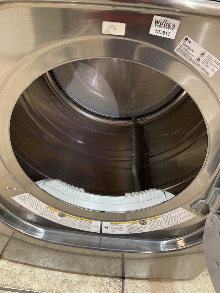 Lg Natural Gas Set Washer/Dryer 27inches (Grey) 