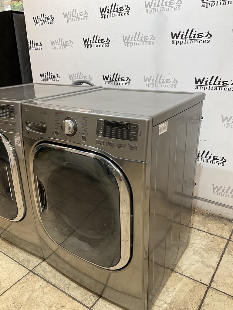 Lg Natural Gas Set Washer/Dryer 27inches (Grey) 