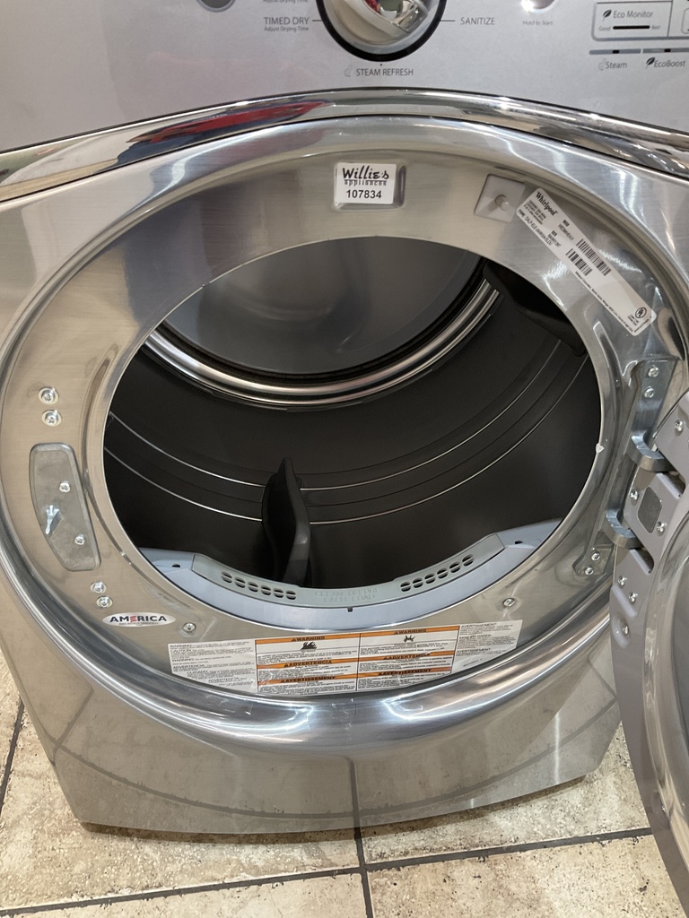 Whirlpool Electric Dryer 220volts (30 AMP) 27inches {3 prong} (Grey)