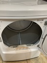 Lg Electric Dryer 220volts (30 AMP) 27inches {3 prong} (White) 