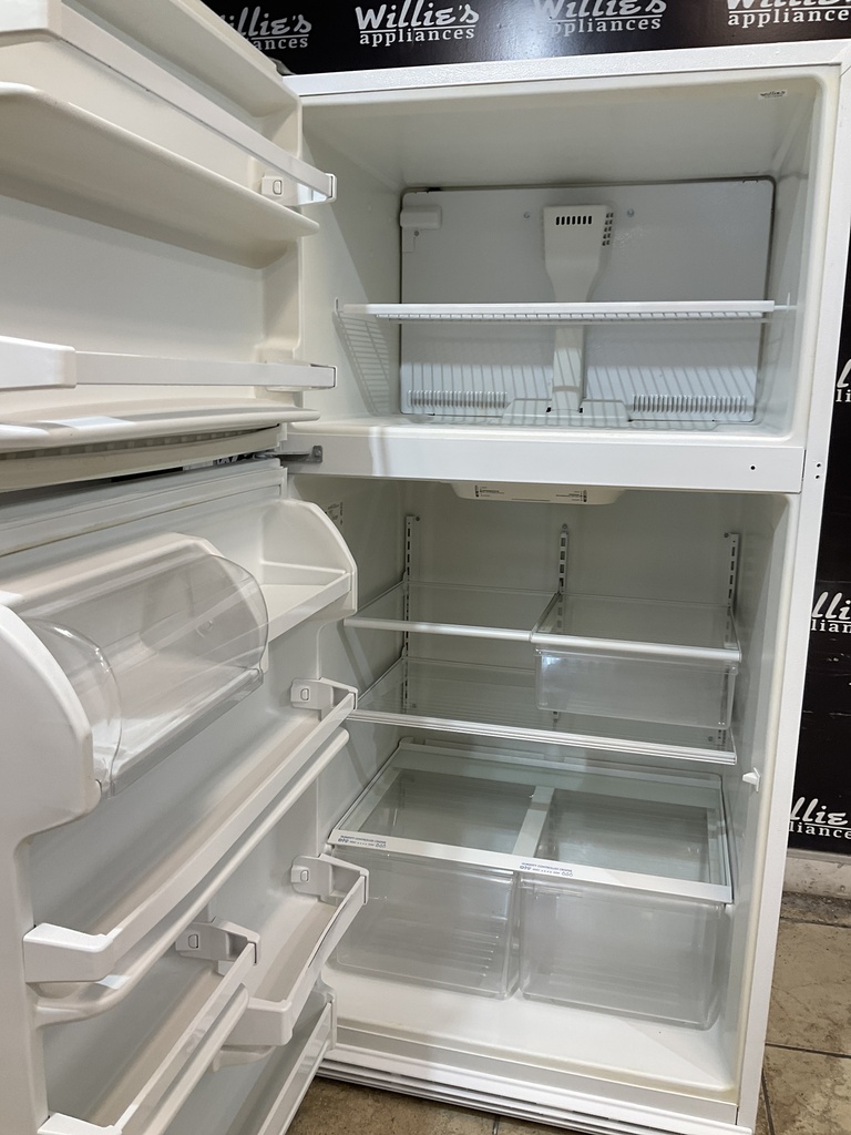 Whirlpool Refrigerator Top and Bottom 33x66 (White)