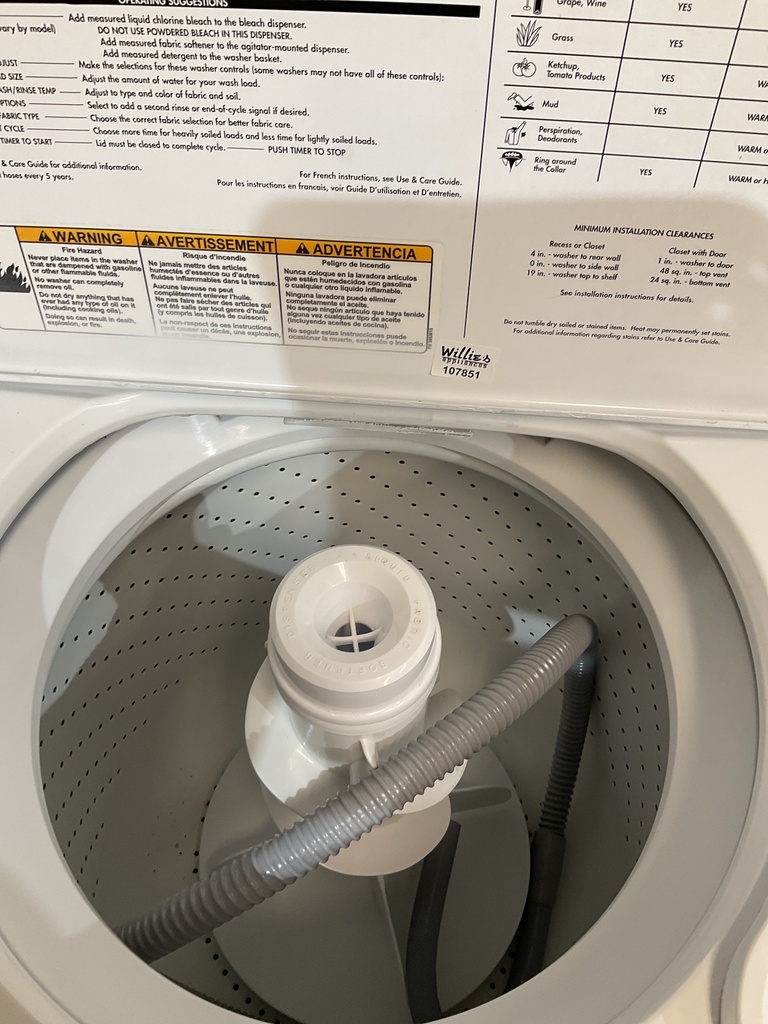 Whirlpool Washer Top-load 27inches (white) 