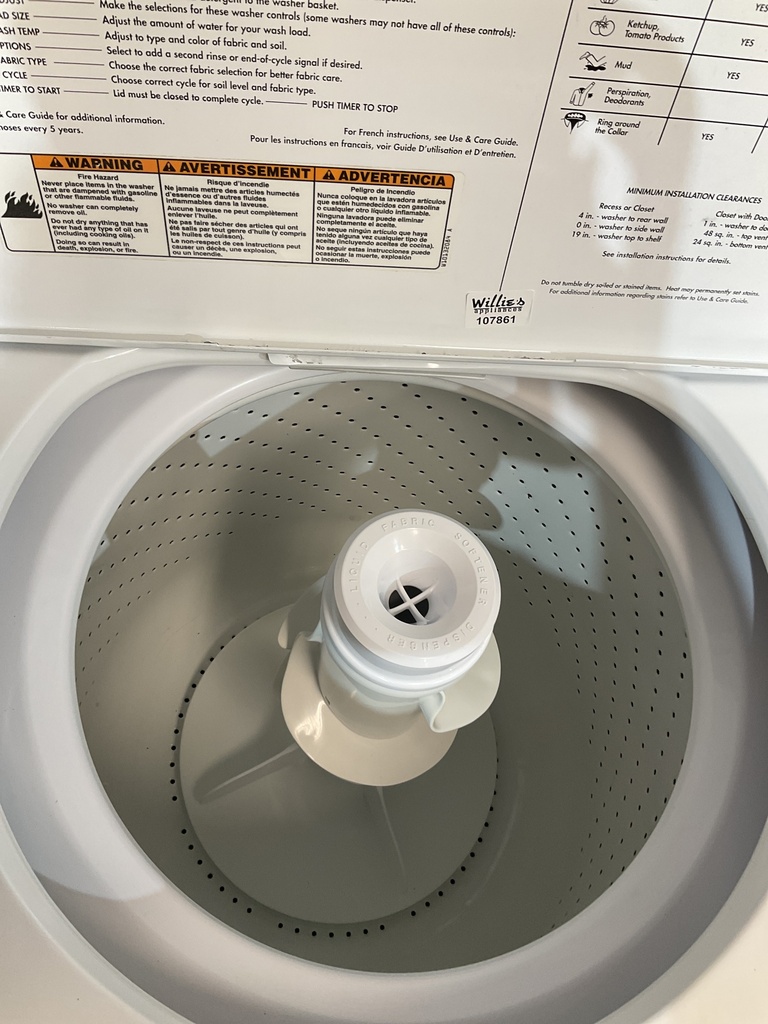 Whirlpool Washer Top-load 27inches (White) 