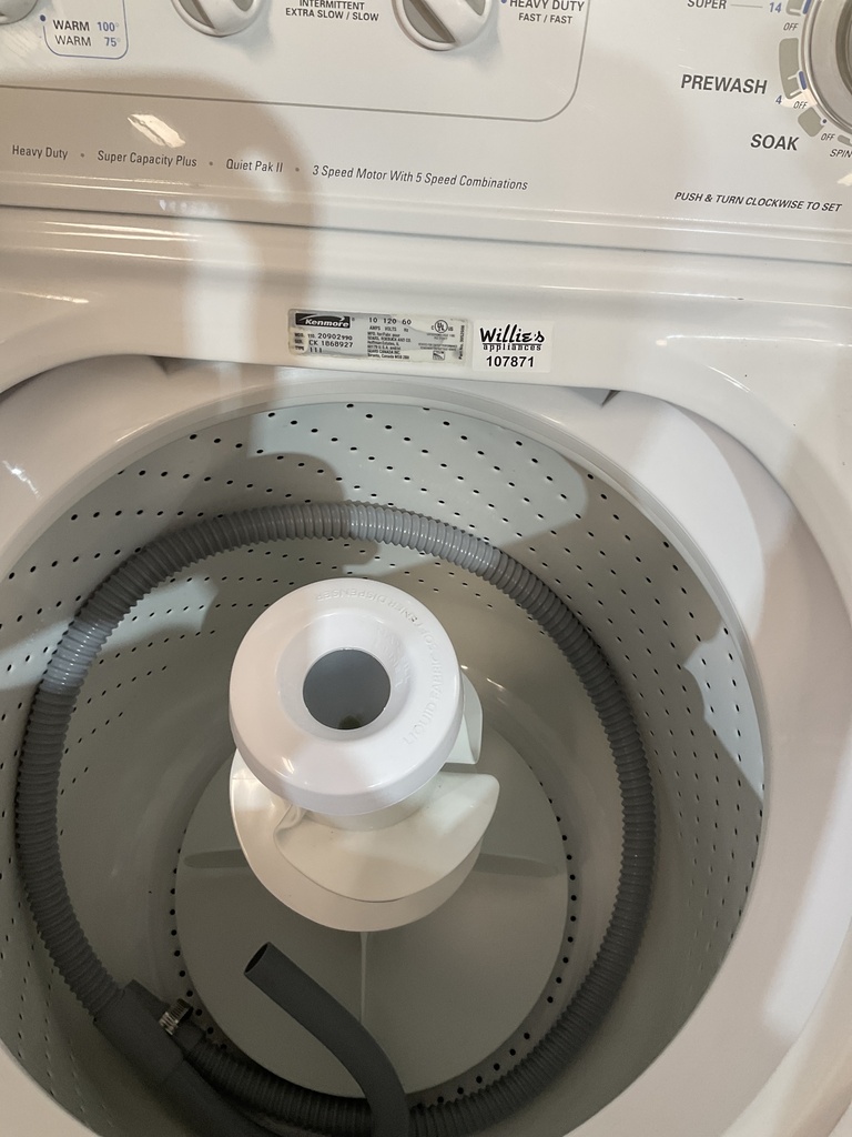Kenmore Washer Top-load 27inches (white) 