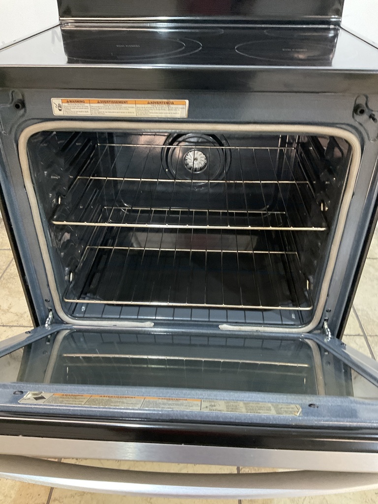 Whirlpool Electric Stove 220volts (40/50 AMP) 30inches {3 prong} (Stainless steel) 