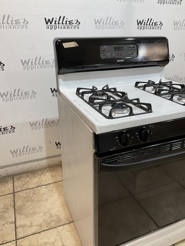 Hotpoint Gas Propane Stove 30inches (White/Black) 