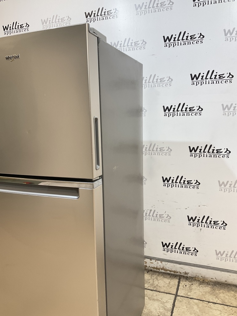 Whirlpool Refrigerator Top and Bottom 24x61 (Stainless Steel) 