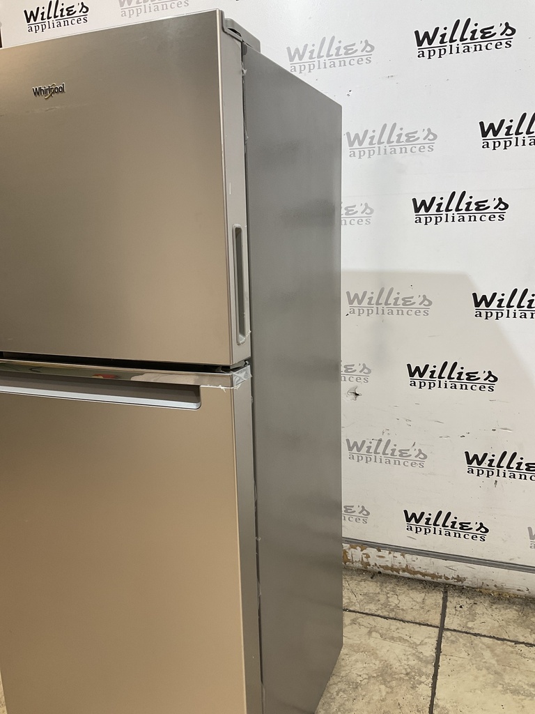 Whirlpool Refrigerator Top and Bottom 24x61 1/2” (Stainless Steel) 