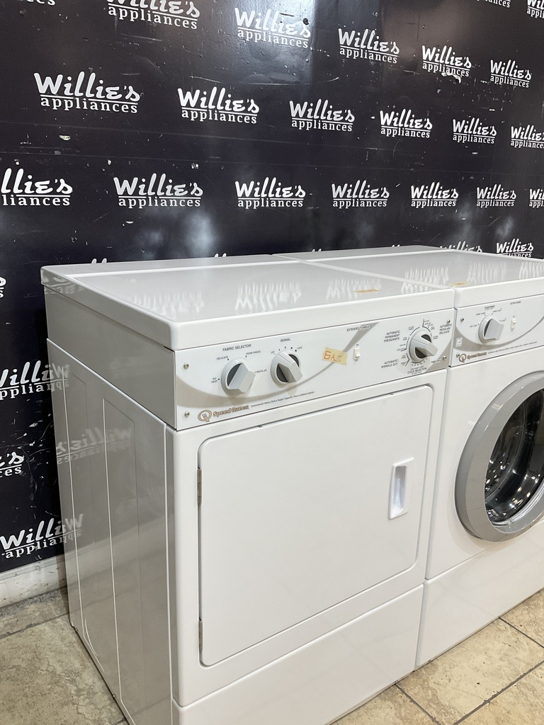 Speed Queen Natural Gas Set Washer/Dryer 27/27inches (White) 