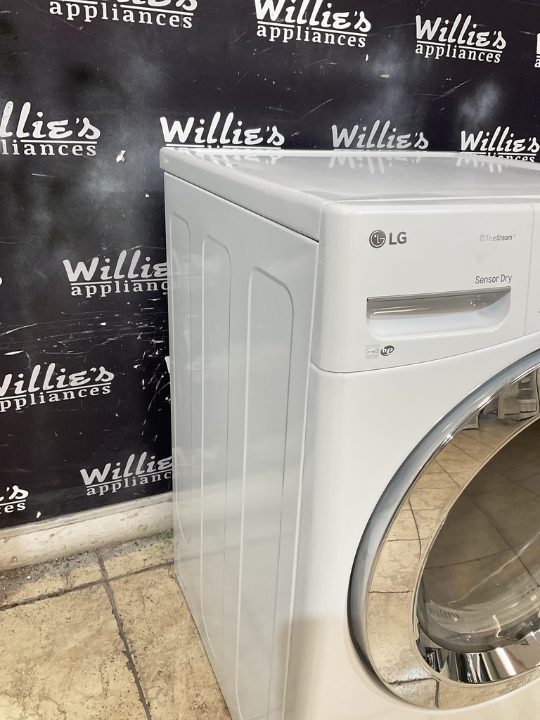 Lg Electric Dryer 220volts (30 AMP) 27inches {no cord} (White) 
