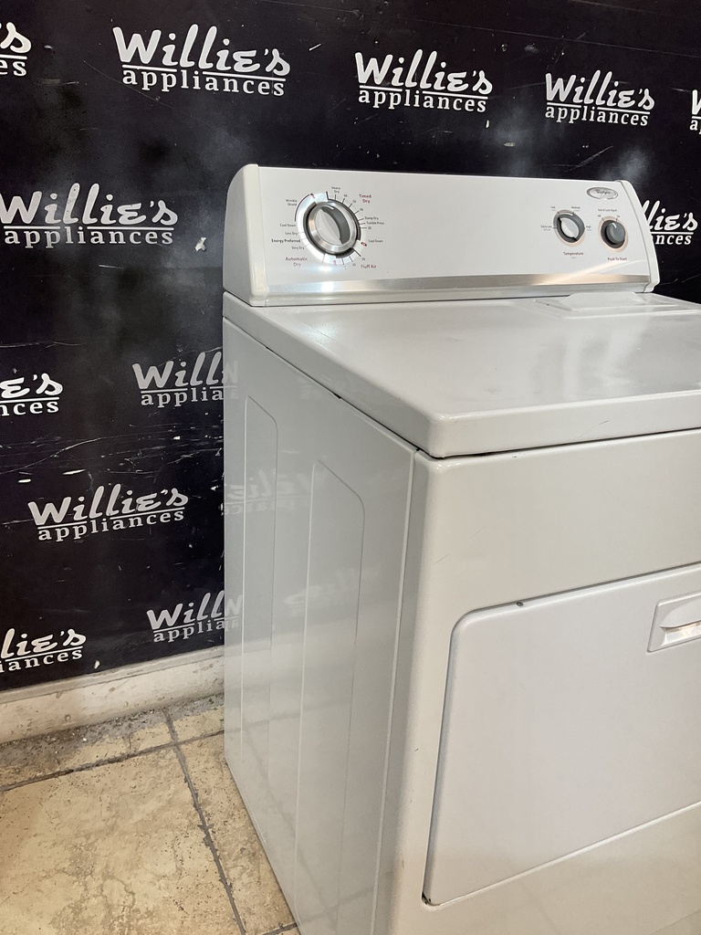 Whirlpool Electric Dryer 220volts (30 AMP) 29inches {no cord} (White) 