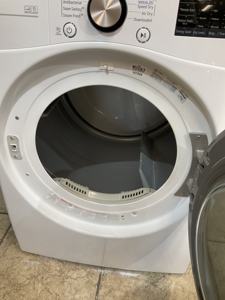 Lg Gas Propane Dryer 27inches (White) 