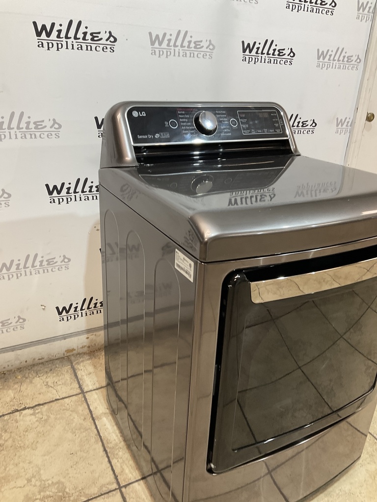 Lg Electric Dryer 220volts (30 AMP) 27inches {3 prong} (Dark Grey) 