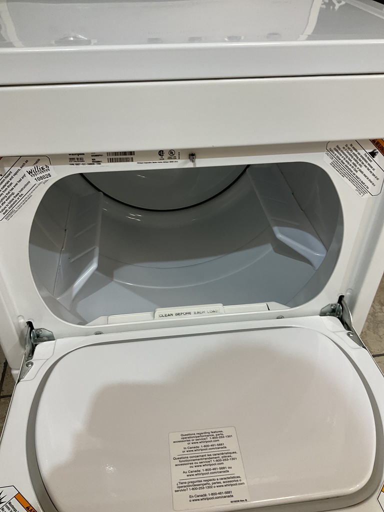 Whirlpool Electric Dryer 220volts (30 AMP) 29inches {4 prong} (white)
