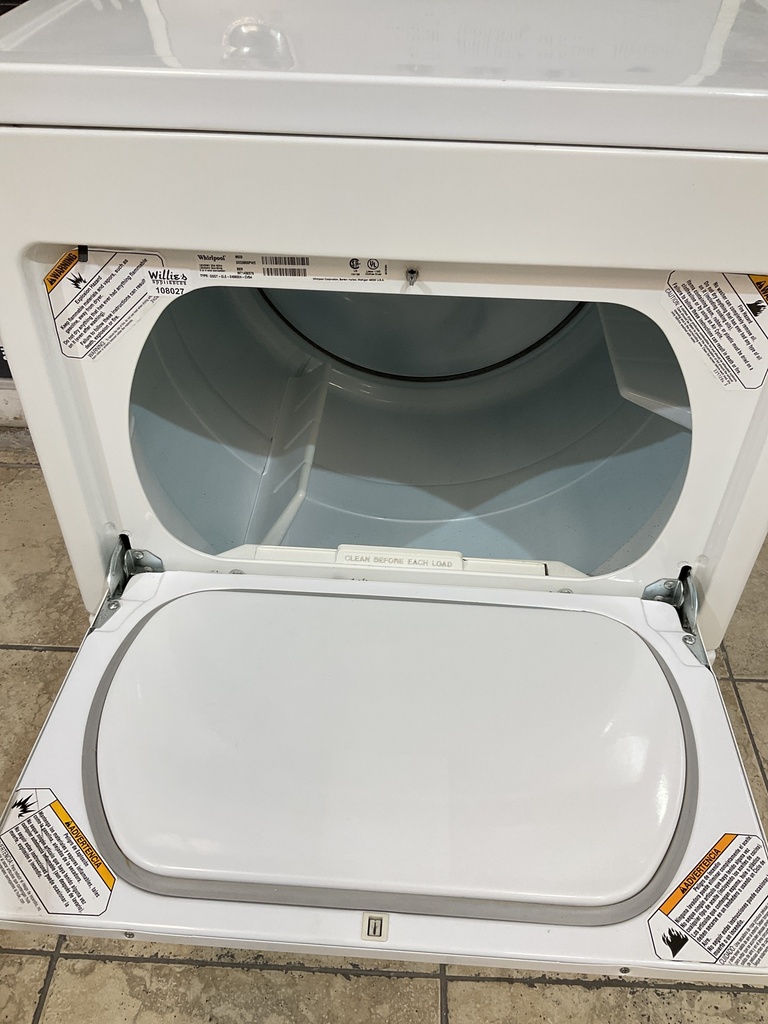 Whirlpool Electric Dryer 220volts (30 AMP) 29inches {3 prong} (white)