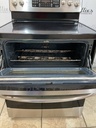 Ge Electric Stove Double Oven 220volts (40/50 AMP) 30inches {4 prong} (stainless steel) 