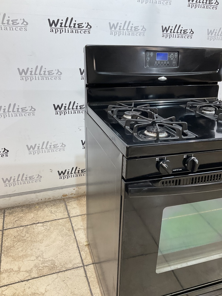 Whirlpool Natural Gas Stove 30inches (Black)
