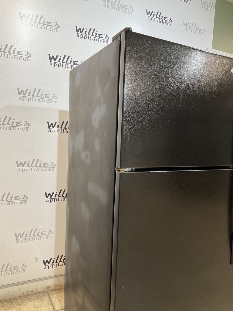 Whirlpool Refrigerator Top and Bottom 30x66 (Black) 