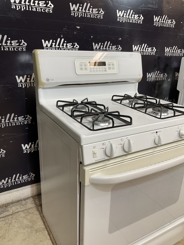 Ge Natural Gas Stove 30inches (White)