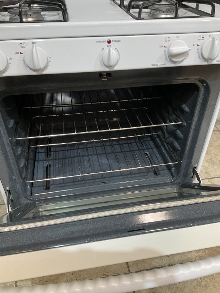 Ge Natural Gas Stove 30inches (White)