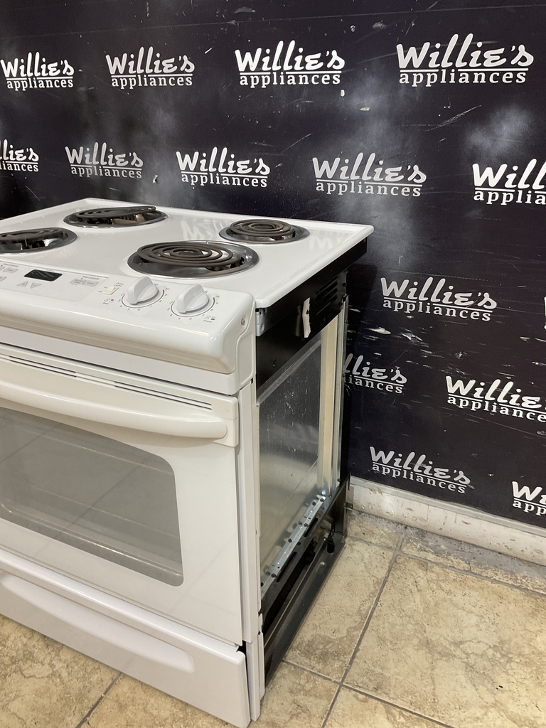 Ge Electric Stove 220volts (40/50 AMP) 30inches {4 prong} (white) 