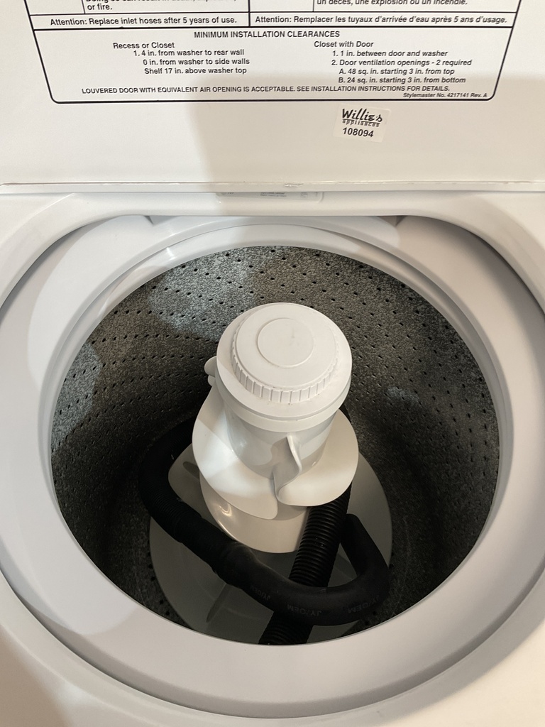 Whirlpool Electric Set Washer/Dryer 220volts (30 AMP) 27/29inches {4 prong} (White) 