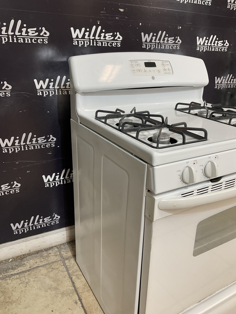 Ge Natural Gas Stove 30inches (White) 