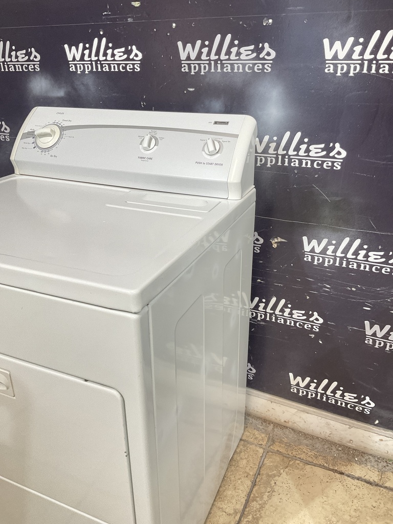 Kenmore Electric Dryer 220volts (30 AMP) 27inches {3prong} (White) 